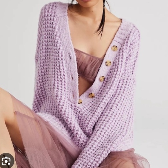 Free People whistle thermal Henley small - Picture 2 of 15